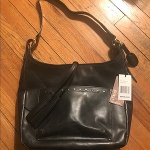 Börn Leather Hobo Bag